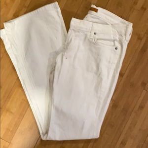 White bootcut James Jeans